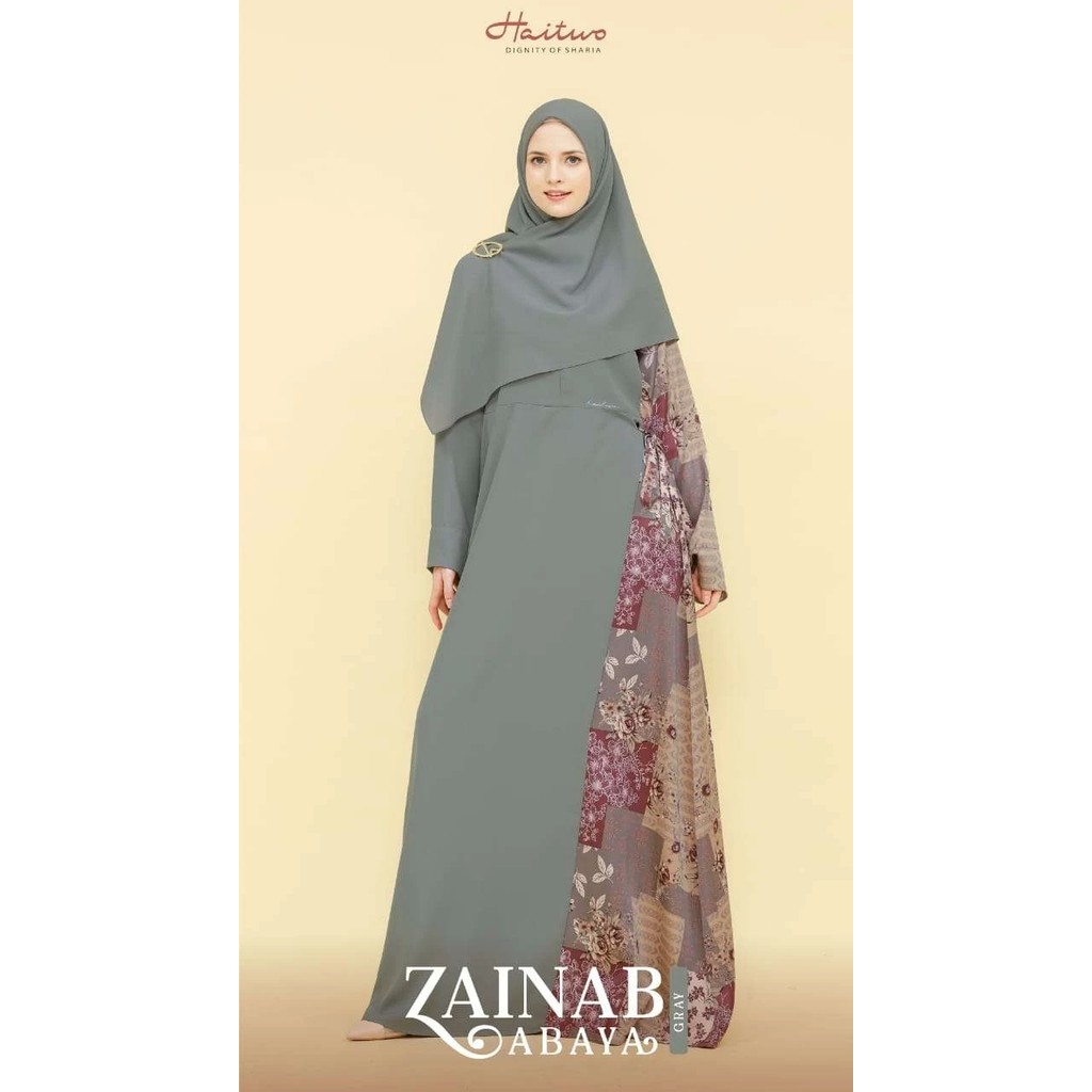 NIBRAS Gamis Wanita Dewasa  Zainab