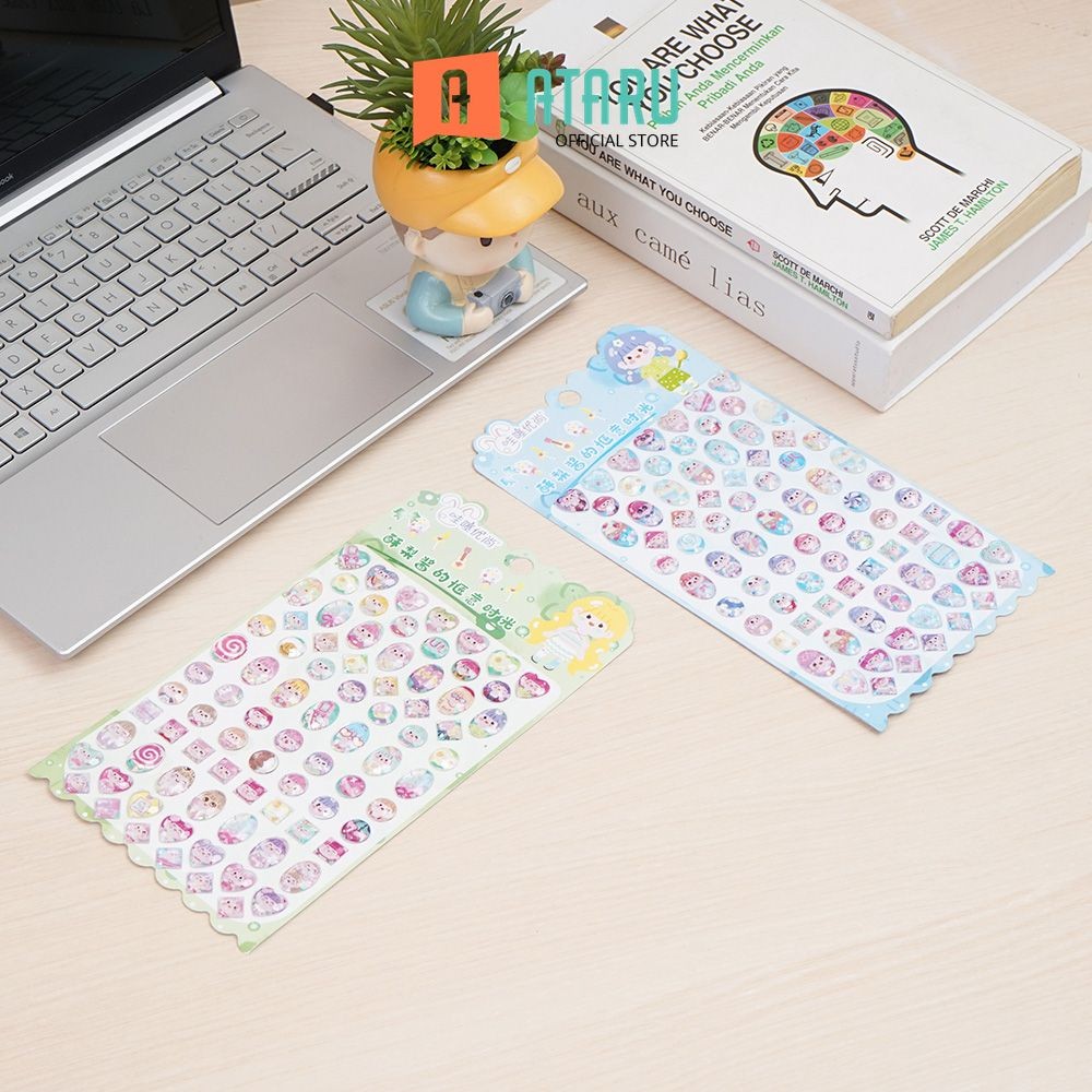 

Ataru Stiker Diamond Wow038-104 Random Stiker Dekoratif Lucu Cute Stickers Deco Sticker Pack Journal Book