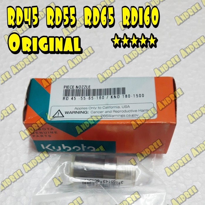 Nozzle Kubota RD45 RD55 RD65 KND180 KND1500 - Original