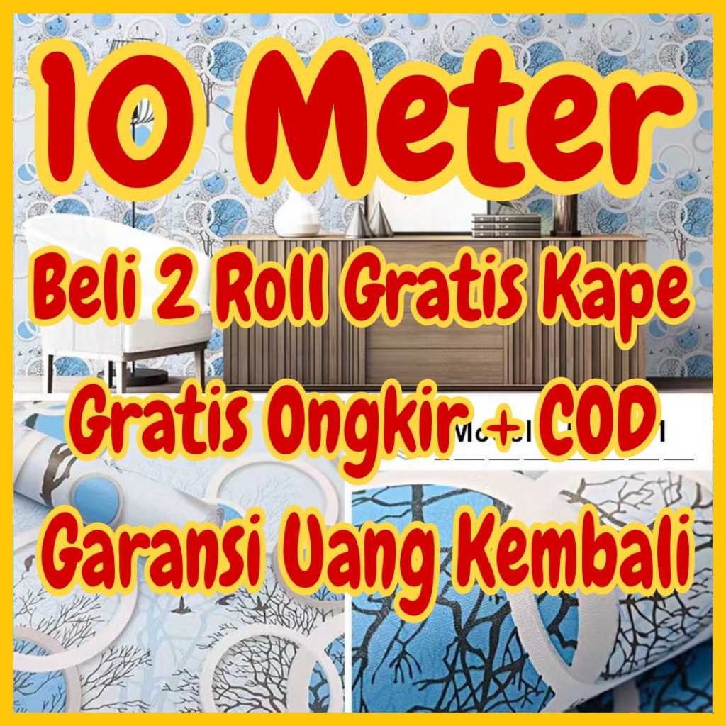 Wallpaper dinding 10 meter Wallpaper dinding kamar tidur stiker dinding kamar tidur MOTIF CAKRA HITA