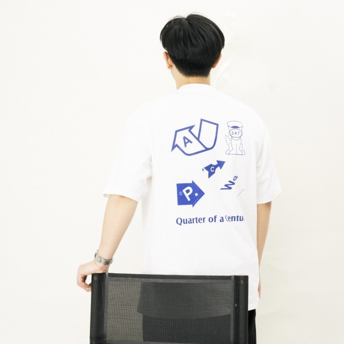 UNKL347 T-Shirt White Bahan Combed Motif HC FORT