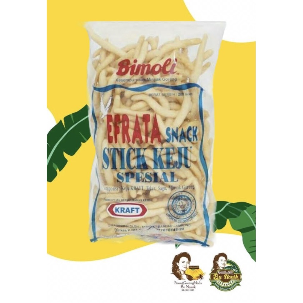 

Stik Keju Efrata Lampung / Cheese Stick Snack Efrata