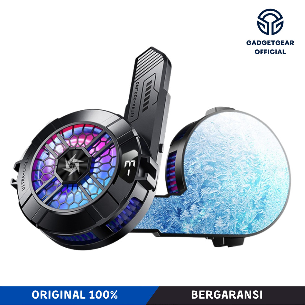 Cooler SL33 Mobile Funcooler Radiator Pendingin HP Cooling Fan Gaming Heatsink RGB Magnetic Clip
