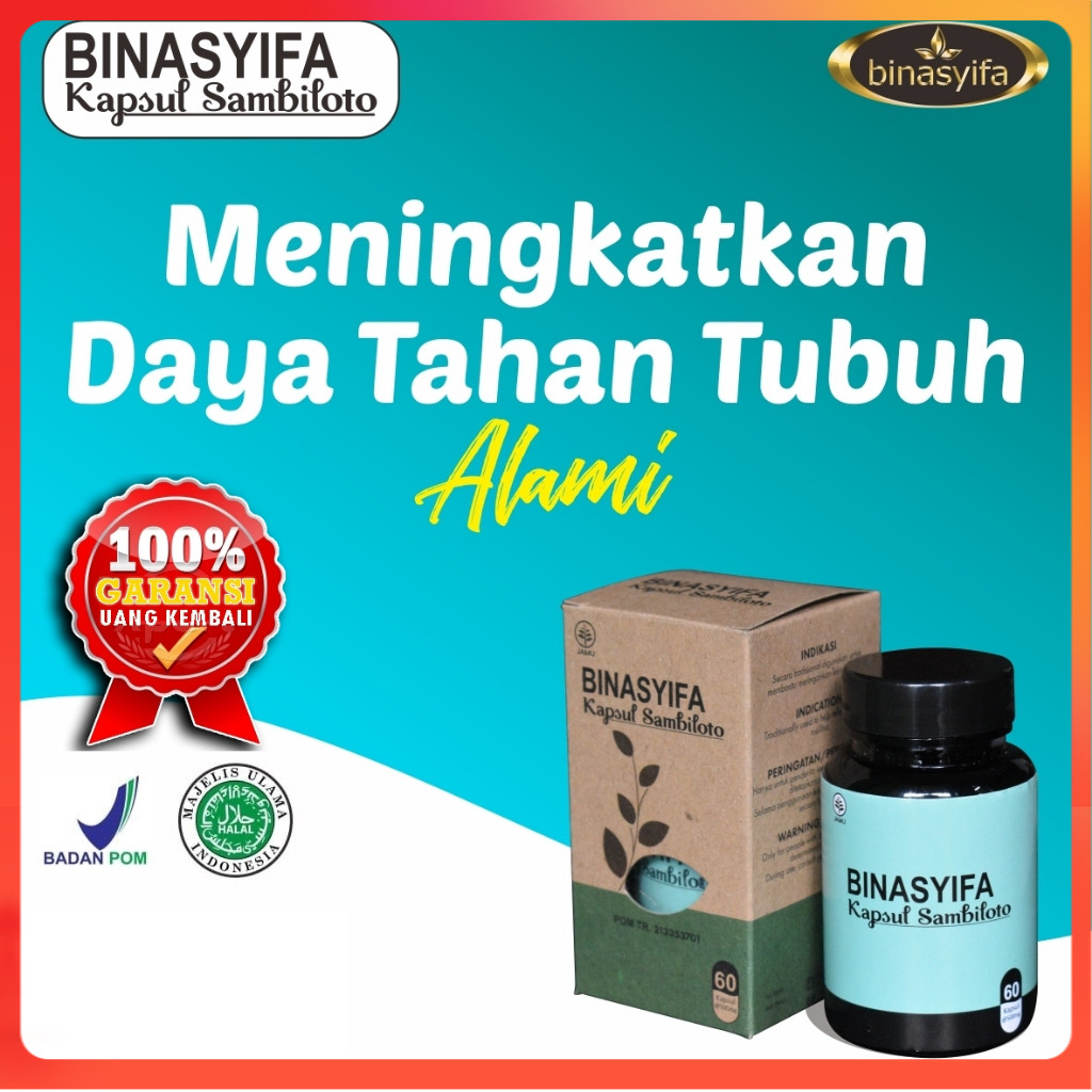 

NEW Sambiloto kapsul Binasyifa Herbal