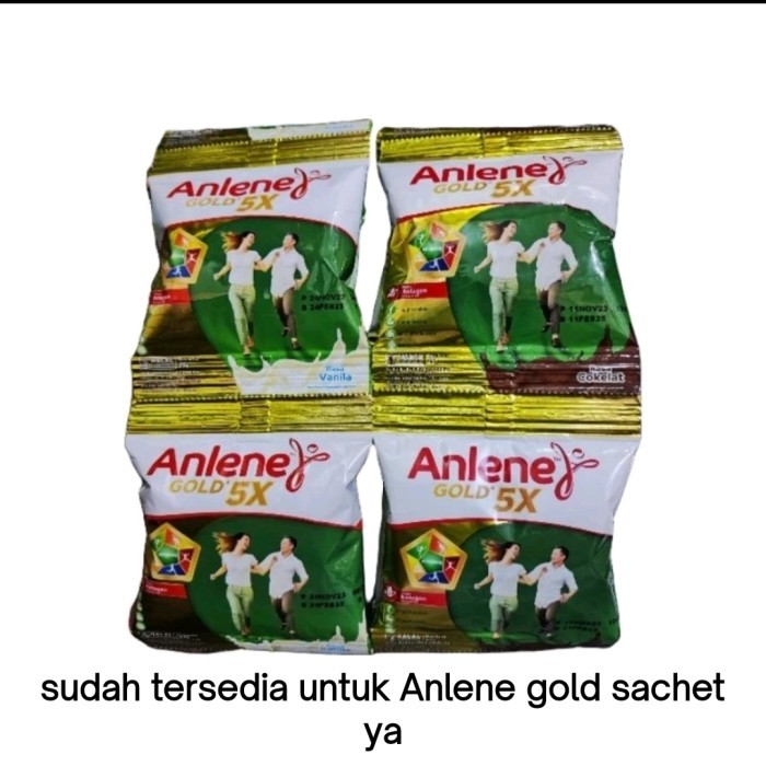 

✨NEW✨ -susu anlene sachet vanila 10pcs