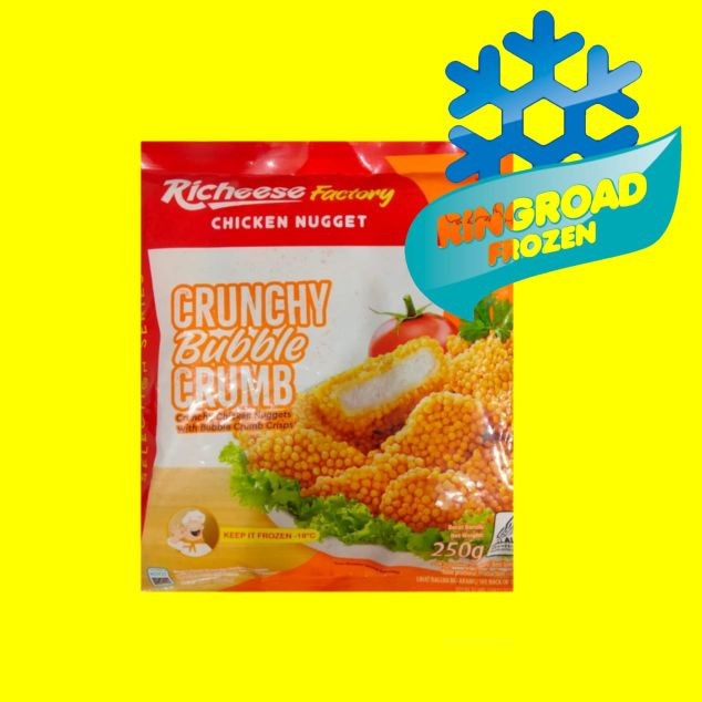 

RICHEESE CHICKEN NUGGET CRUNCHY BUBBLE CRUMB 250 GR