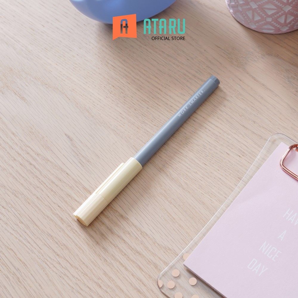 

Ataru Happy Motivation Pulpen Tinta Biru - Kuning Pena Ballpoint Pen Bolpoin Alat Tulis
