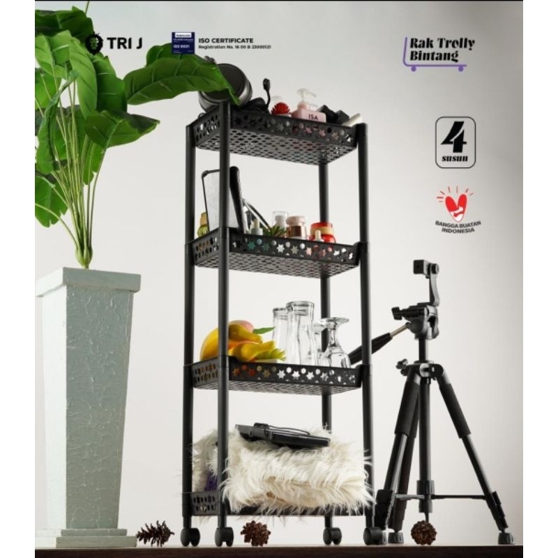 Rak Siku 4 Susun | Rak Persegi | Rak kosmetik | Rak Kamar Mandi | Rak Segitiga| Rak Serbaguna | Rak 