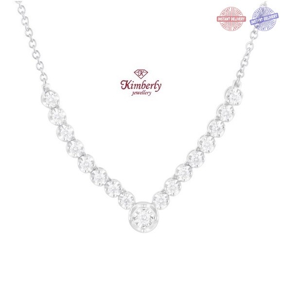 Kalung Berlian Solitaire / Koye Berlian KNK603546 - Kimberly Jewellery