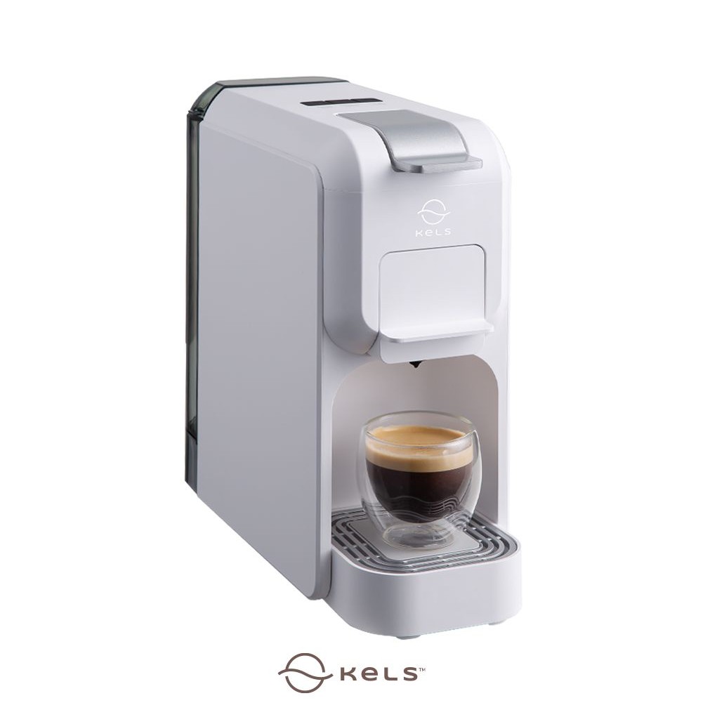Kels 800 ml Coffee Maker 3 In 1 - Putih Mesin Kopi Espresso Machine Alat Pembuat Minuman Kopi