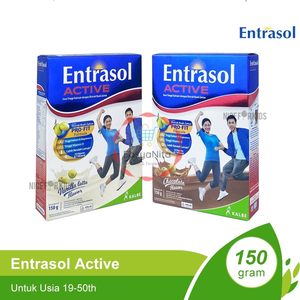 

Entrasol Active Susu Kalsium Kemasan 150gr - Fasyanita Denpasar