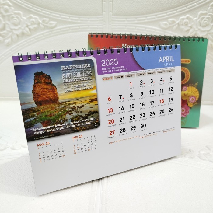 

kalender meja terbaru 2025 gambar motivasi AO 903