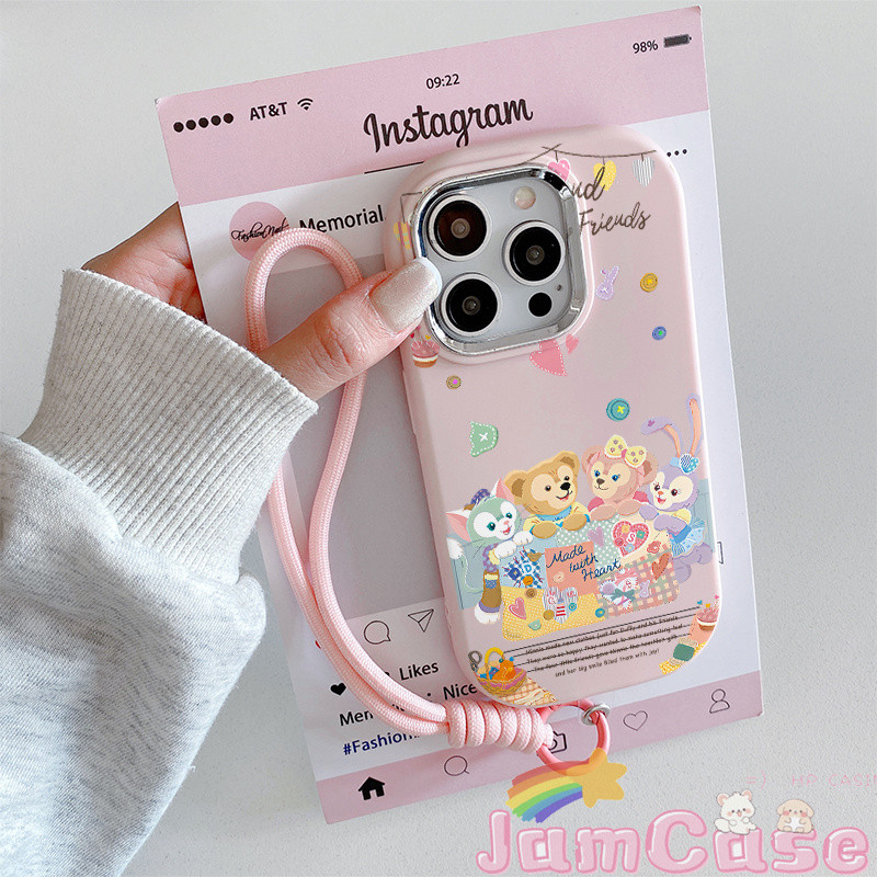 【Jam Case】case VIVO beruang kartun Casing ponsel cocok untuk VIVO Y02 Y15S Y02S Y17 Y93NONE Y93HAVE 