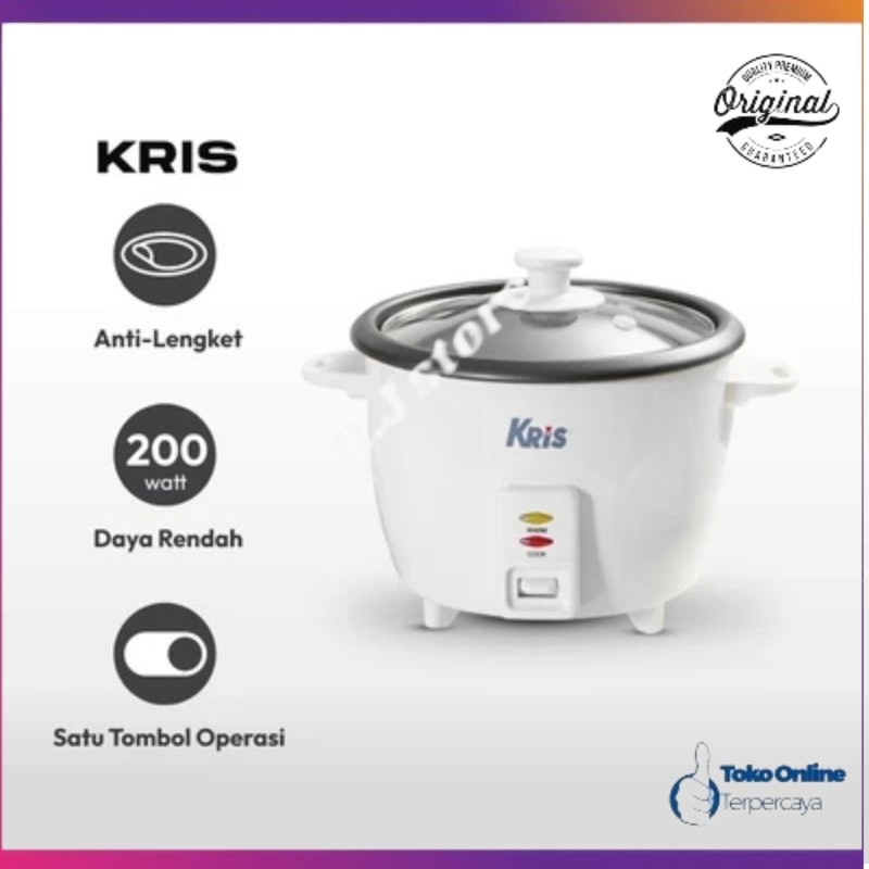 Kris 0.3 liter Rice Cooker Manual/mini rice cooker/rice cooker