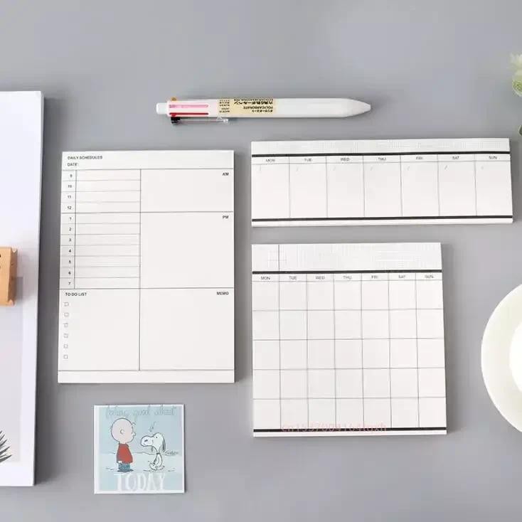 

Classical 50 Sheets Weekly Monthly Planner Memo Pad Notes To Do List Notepad Paperlaria School Office Stationery Memo Pad