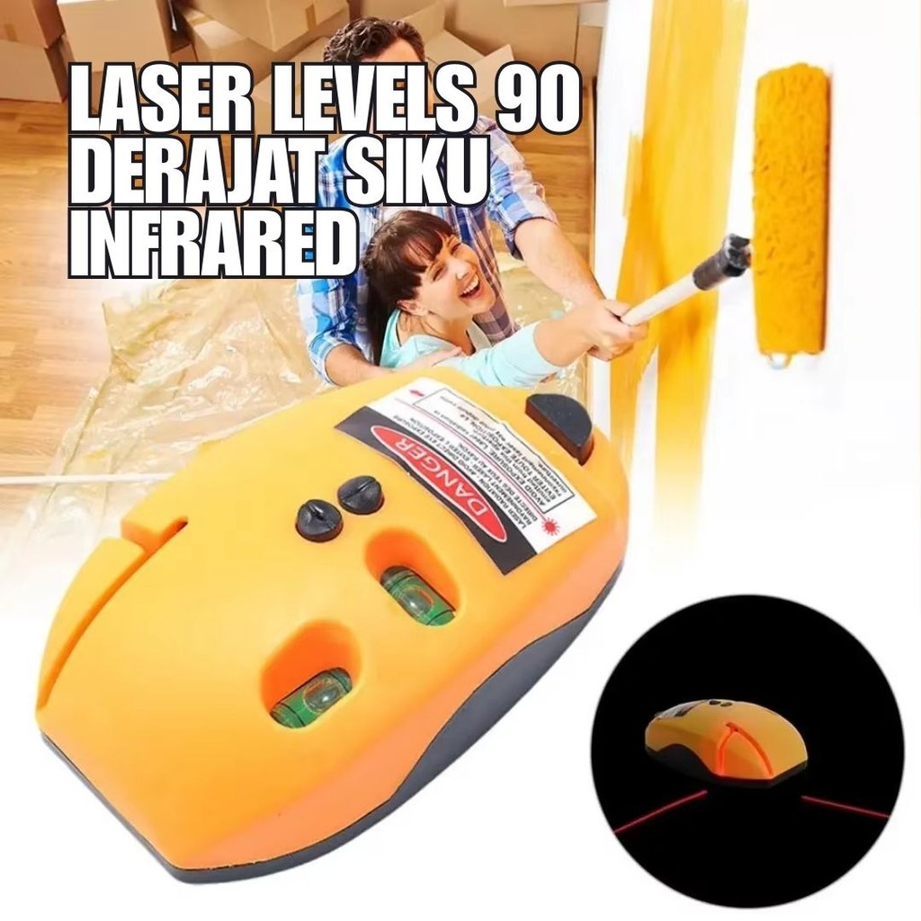 

Laser Levels 90 Derajat Siku Infrared Line Horisontal Projection Angle Vertical Right