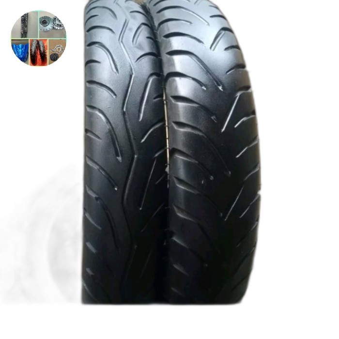 sepasang ban Vario 90/90 80/90 ring 14 IRC tubles