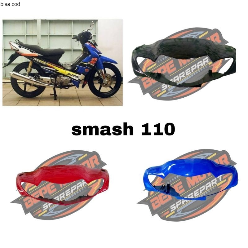 batok depan motor smash 110 warna hitam biru merah - $pakbor depan motor suzuki smash 110 smash lama