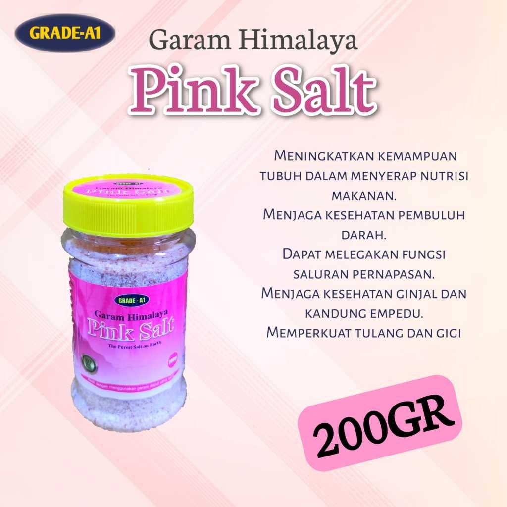 

Garam Himalaya Grade A1 Organik Original Kemasan 200Gr