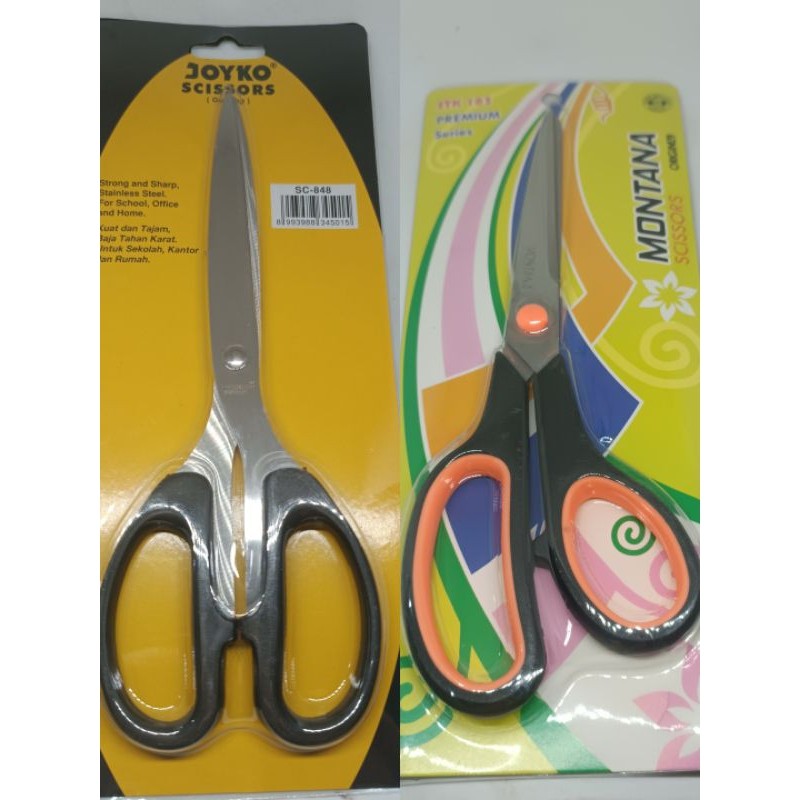 

GUNTING KERTAS BESI HITAM BESAR MEREK JOYKO MONTANA STK 185 SC 848 1 PCS