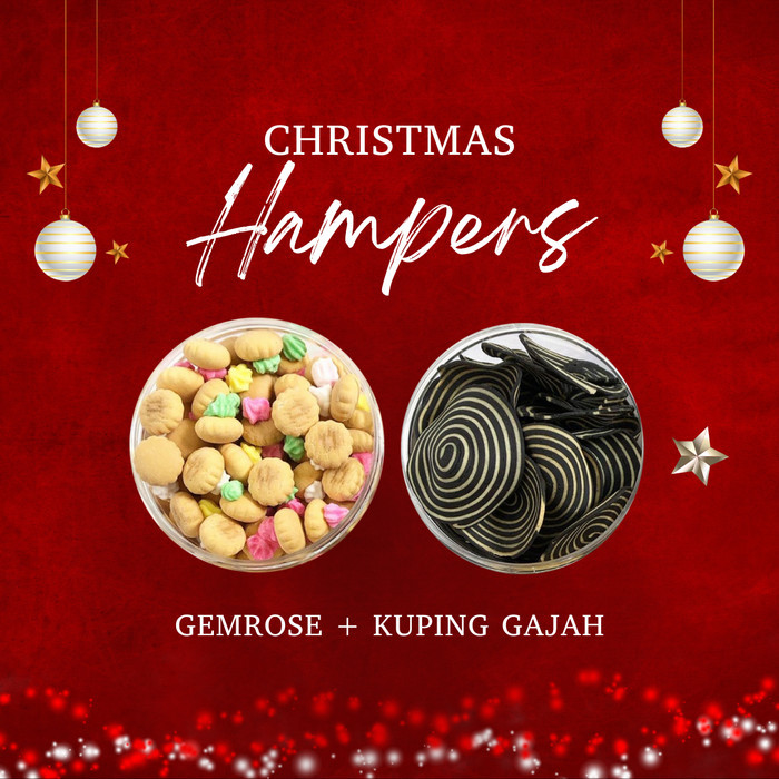 

Hampers Chinese New Year (M) Bingkisan Kue Kering Parsel Imlek Sincia - Gemrose+KupingG