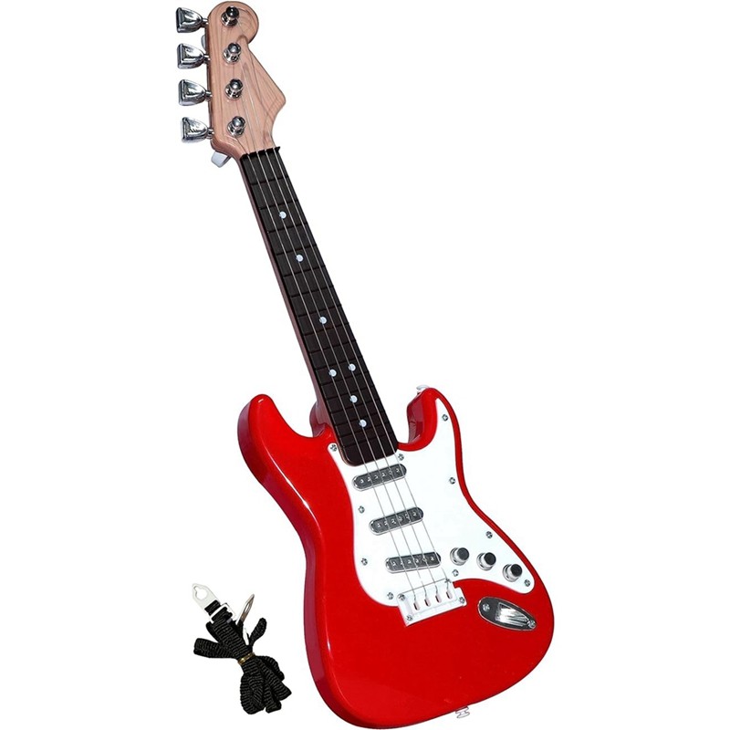 

17In Guitar Toy For Kids,4 Strings Electric Guitar Musical Instruments For Children,Portable Electronic Instrument Toy Durable