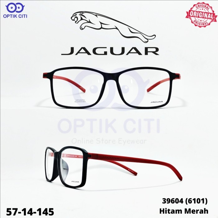 frame kacamata sporty pria original Jaguar 39604 - 6500 - 57