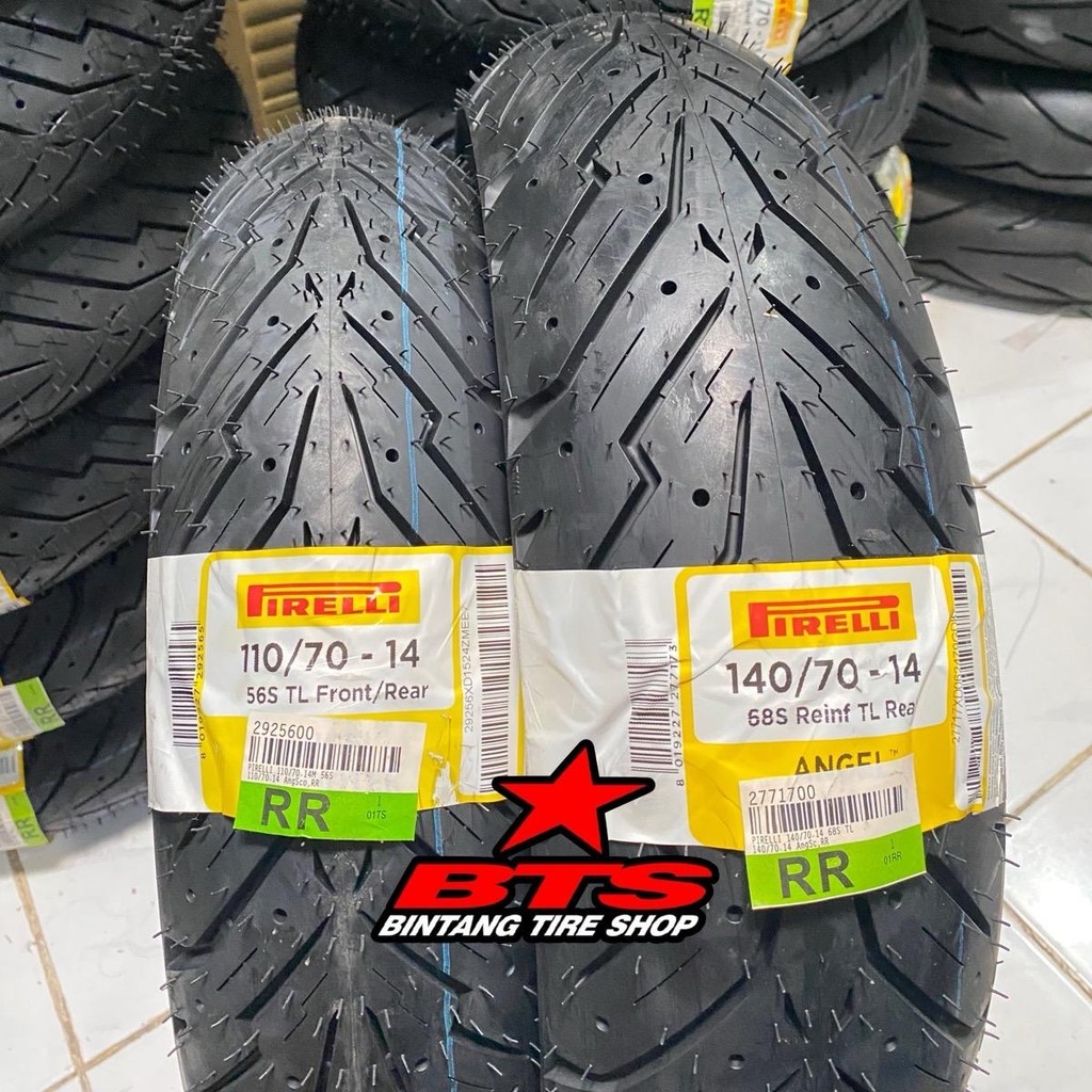 Ban Pirelli 110/70-14 & 140/70-14 Angle Scooter TL Medium Compound