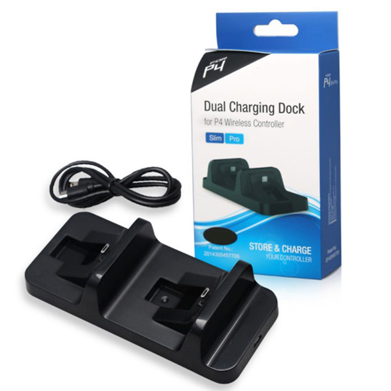 

PS4 Controller Charger Fast Charging Dock Gaming Controller Stand Station for Playstation 4 Games Console Accessories