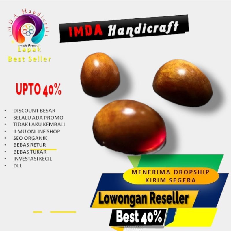 IMDAHANDICCRAFT MATA CINCIN KAYU RAJA KAYU GAHARU AGHATIS by IMDA Handicraft