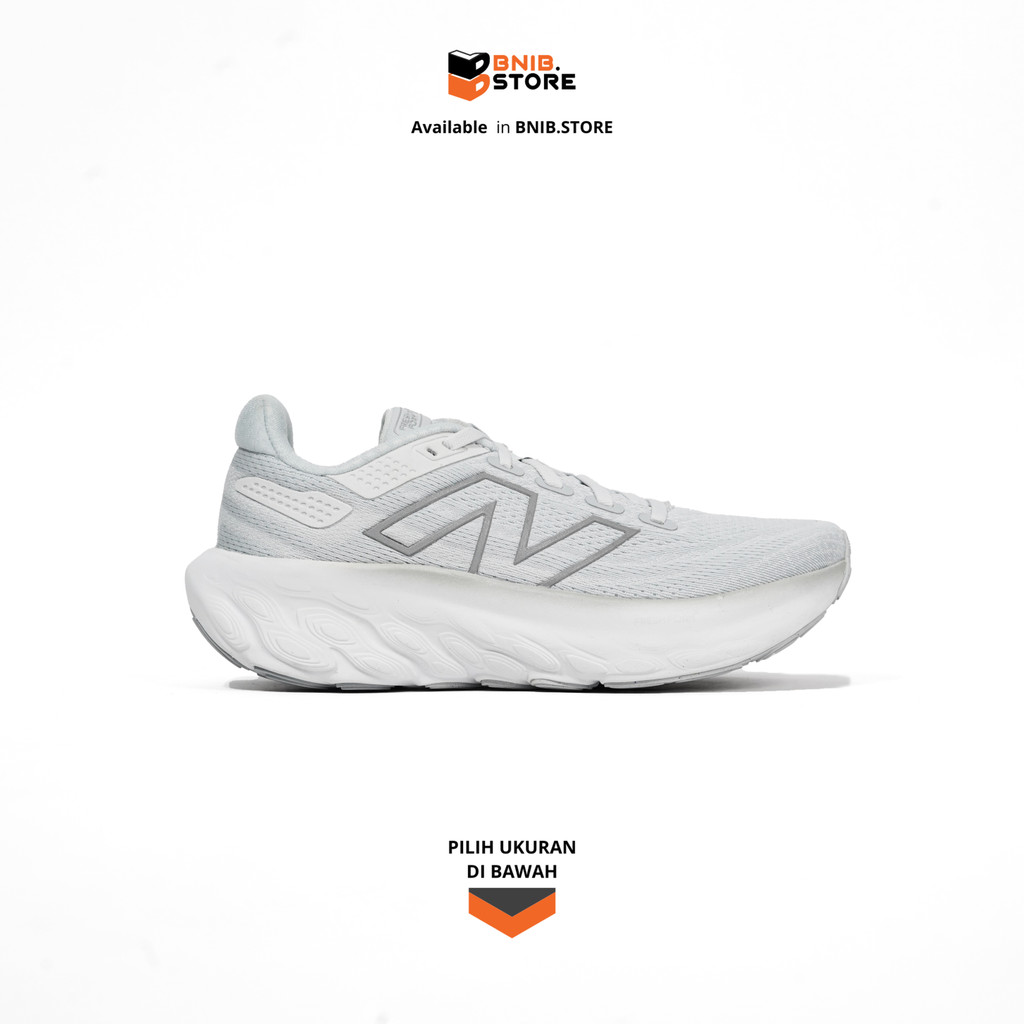 New Balance Sepatu Lari Fresh Foam X 1080 v13 Light Gray [W1080G13] Original