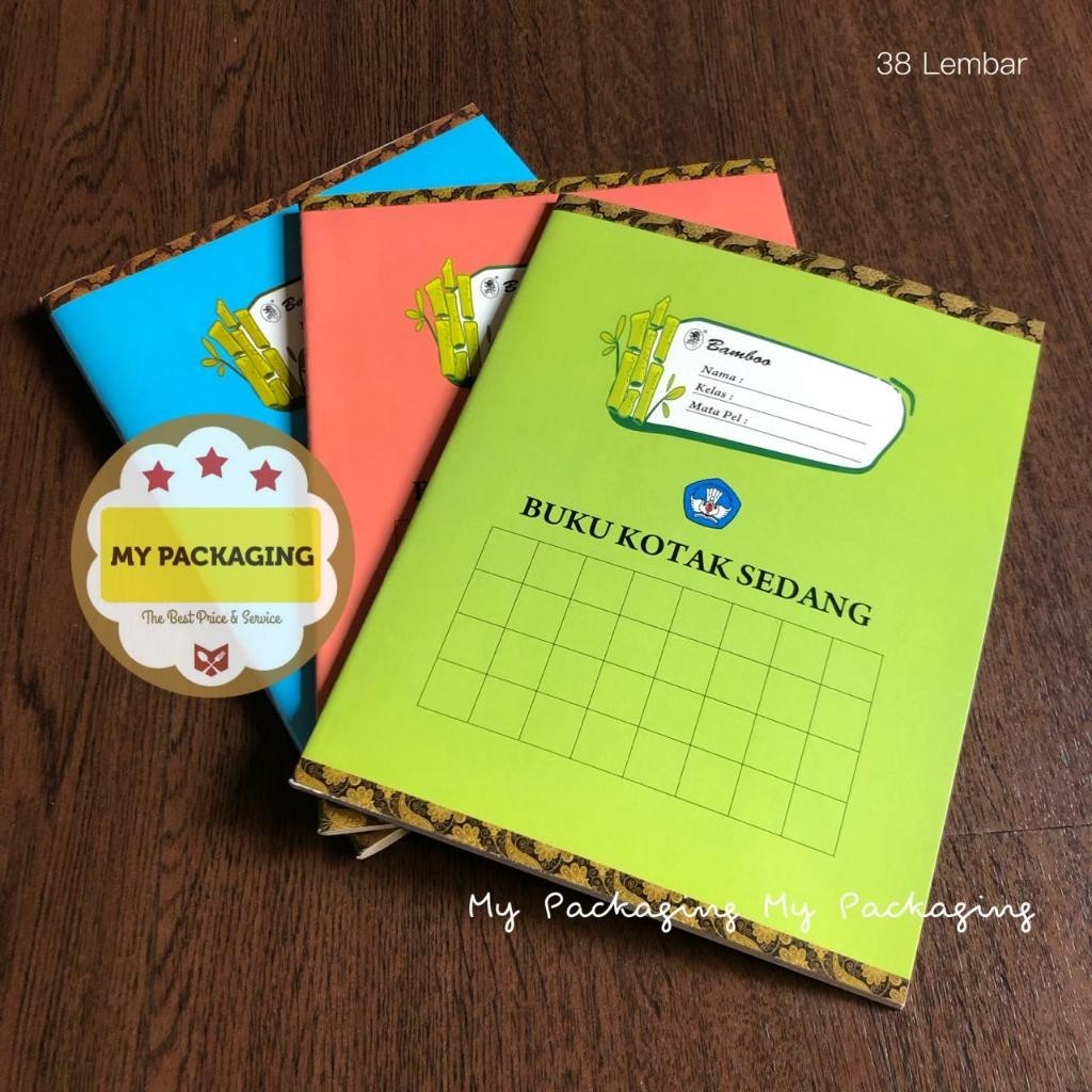 

Buku kotak sedang 30 lembar harga per pack isi 10 buku - [ COD ]