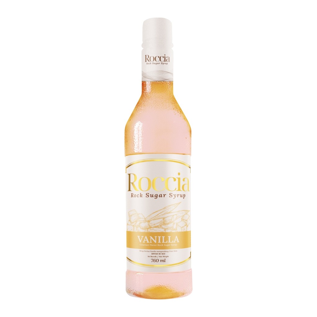 

Roccia Vanilla Rock Sugar Syrup Sirup Rasa Vanila
