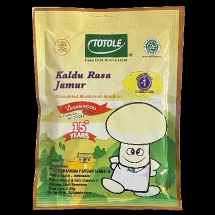 

Kaldu Jamur Totole 80 Gram