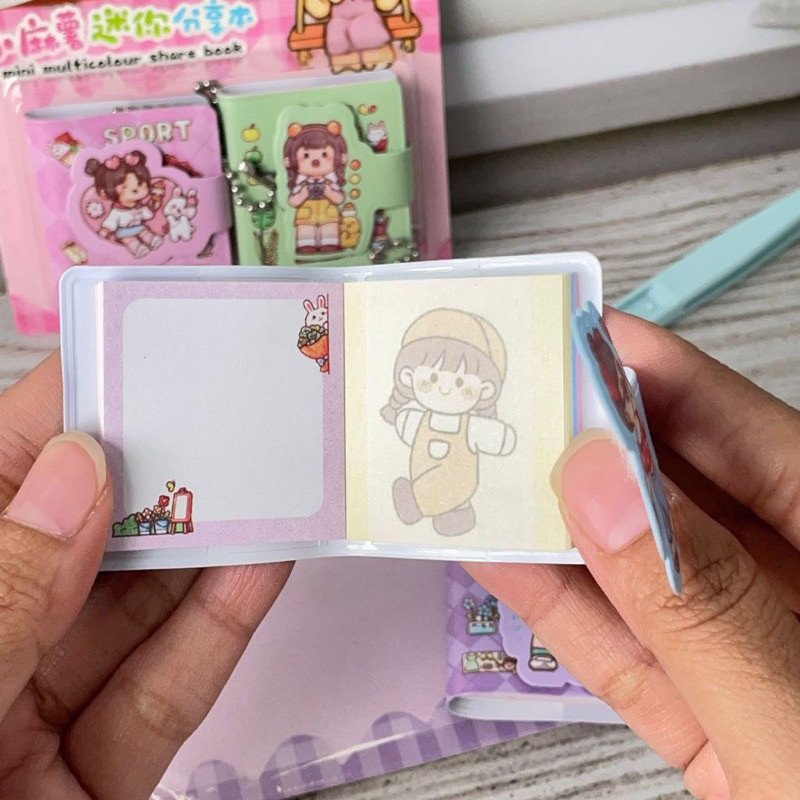 

(TOS) gantungan diary note mini set isi 2 / Buku Mini 1 Set 2 Pcs - MOTIF SANRIO & FRIENDS FX 0017 - buku jurnal diari estetik lucu alat tulis sekolah kantor kerja full color sovenir hadiah