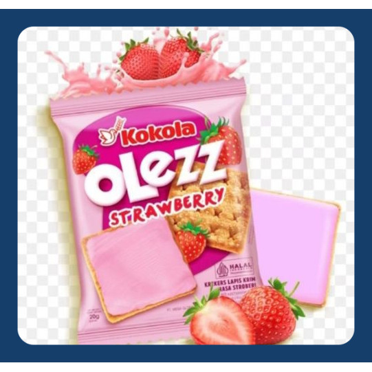 

Kokola Malkist Olezz Strawberry 20 Gram Isi 10 Pcs