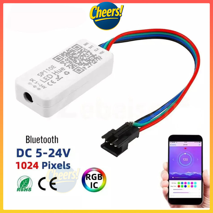 SP110E - LED Strip Controller Bluetooth 1024pixel LED Strip RGB Addressable