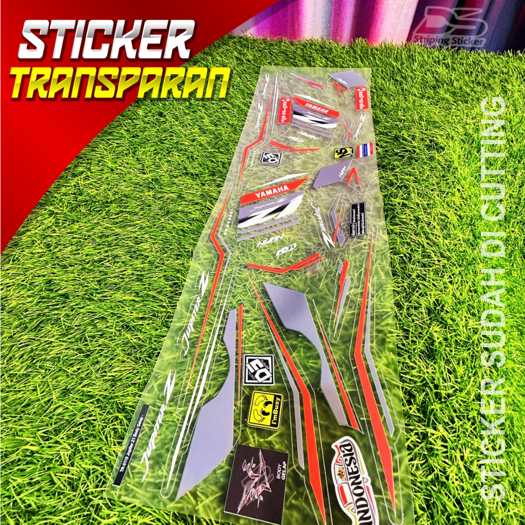 Striping Stiker Transparan jupiter z1 ( TR - 0119) Sticker List Variasi  Custom