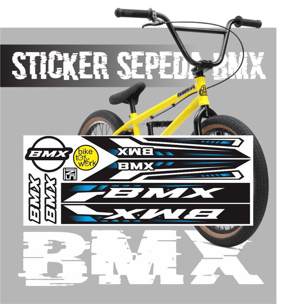 STICKER SEPEDA STRIPING VARIASI SEPEDA BMX / BMX VARIASI STICKER / BMX 02 04