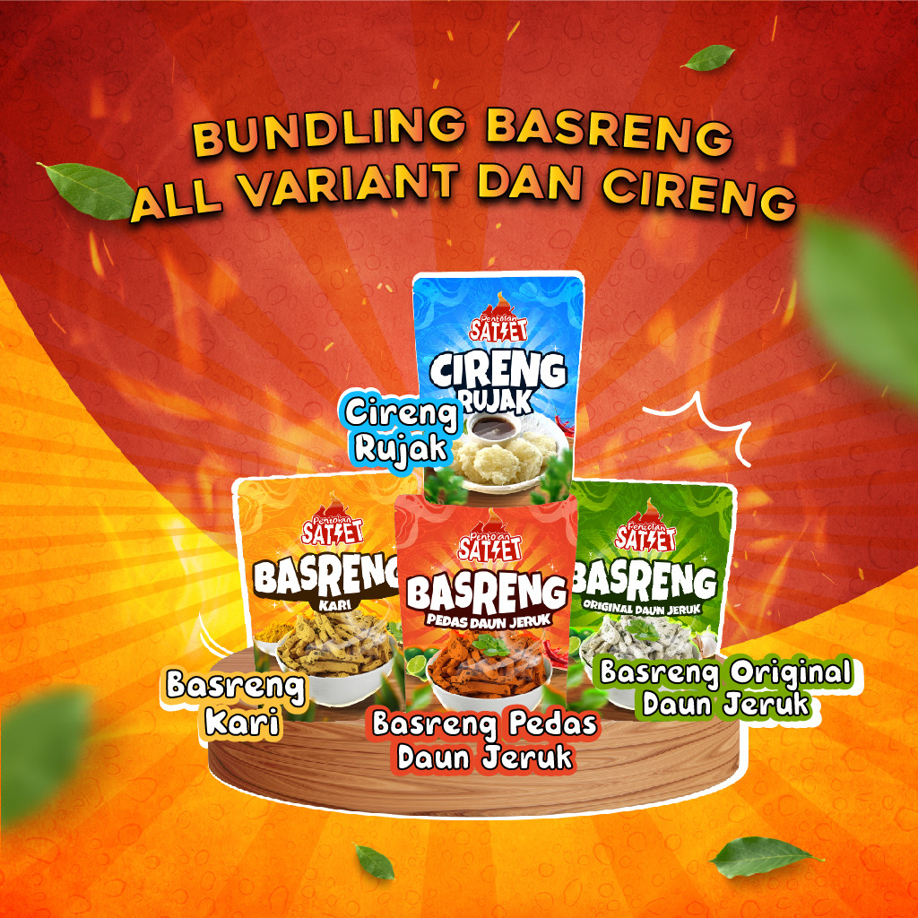 

Pentolan Satset Paket Bundling Basreng All Varian dan Cireng (Dapat 4)