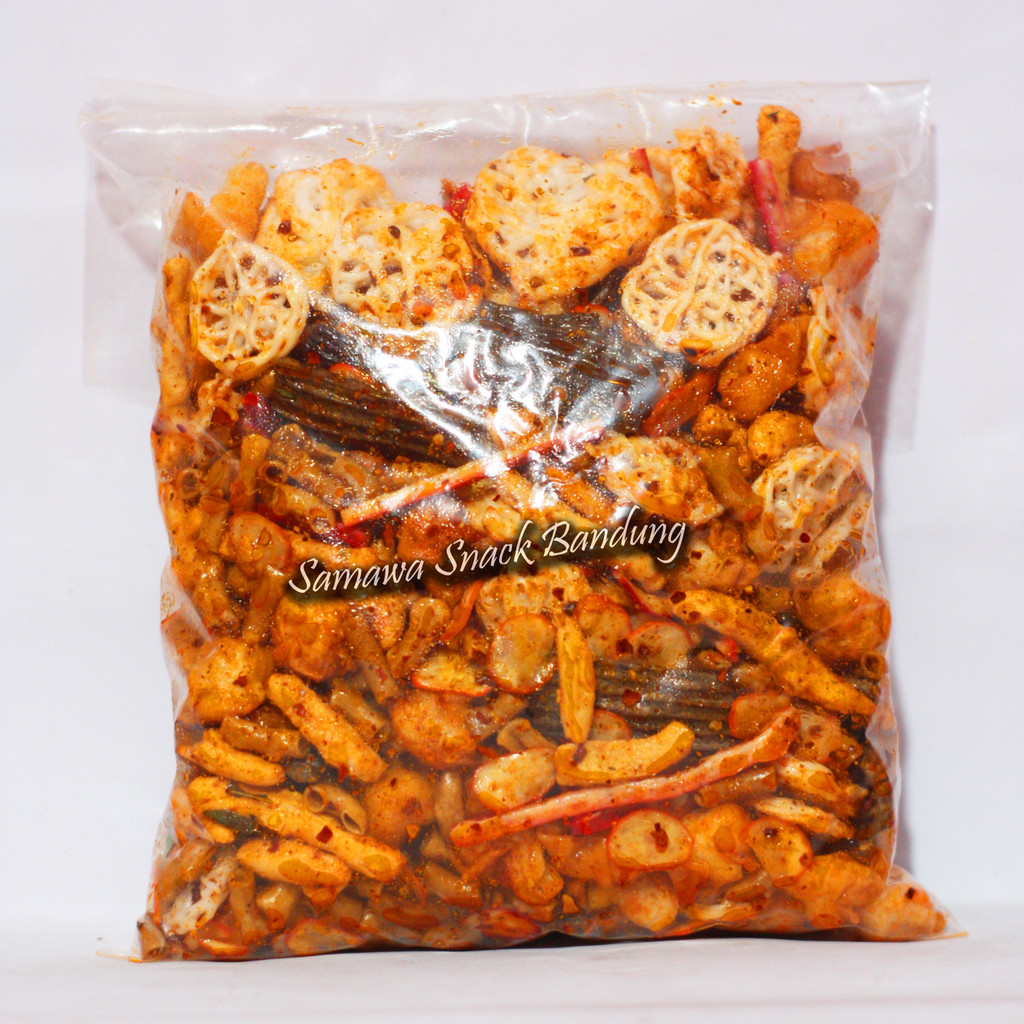 

Seblak Campur Mix Basreng Kerupuk Jengkol Mawar Rafael Makaroni Somay 1kg