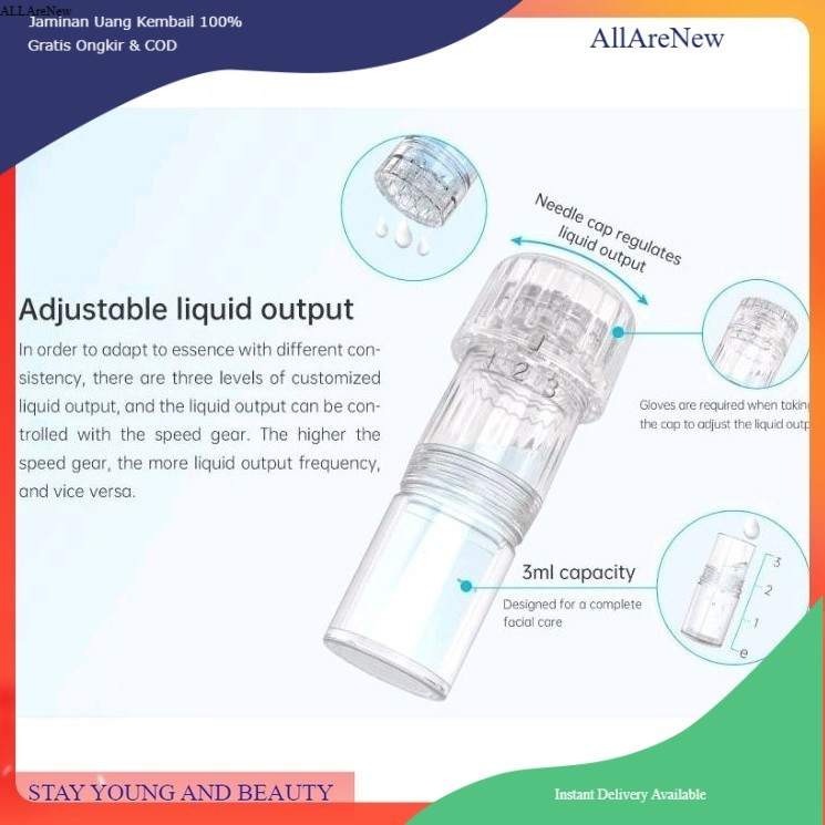 [AllAreNew] jarum hydra pen h3 hydra h5 jarum hydrapen h3 skin booster meso hydra jarum mesogun S