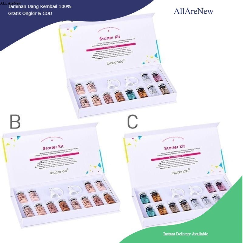 [AllAreNew] 1box paket stayve serum booster starter kit stemcell dermawhite egf peptide gold salmon 