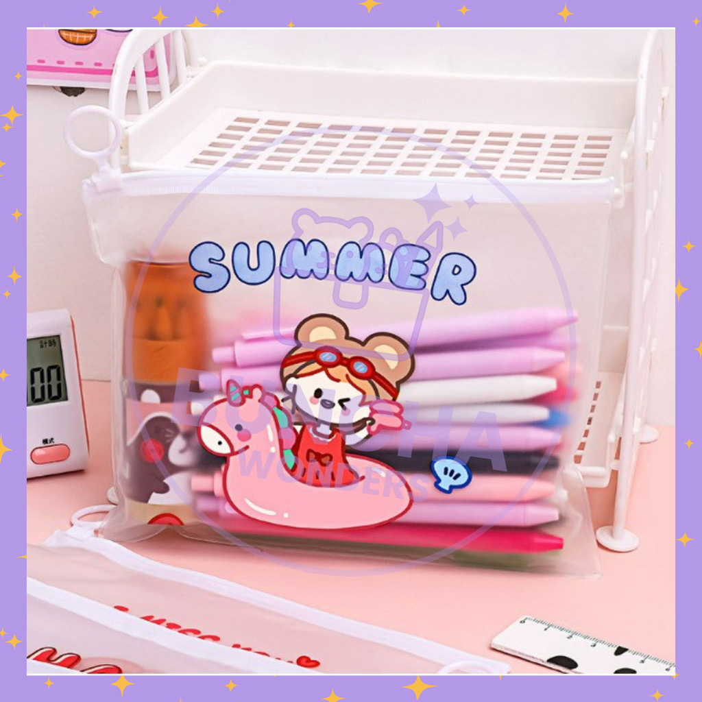 

BW PROMO Zipper Bag Kantong Penyimpan Mainan Puzzle Anak Dompet Serbaguna Tempat Pensil S-PO008