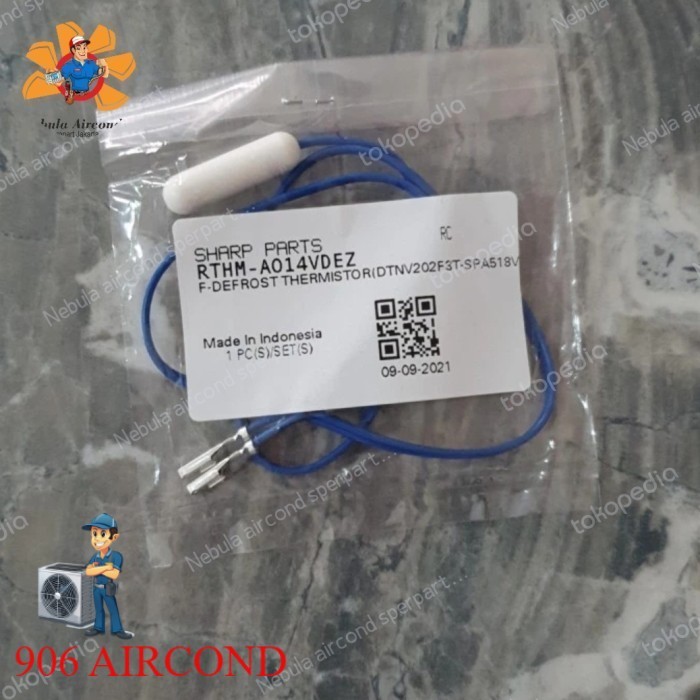 SPAREPART Termistor kapsul kulkas Sharp Original SJ235 SJ236 SJ316 SJ315 SJ237