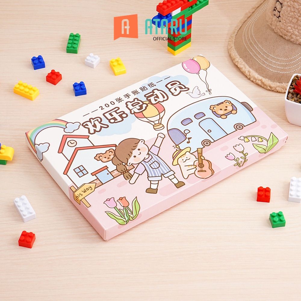 

Ataru Set 200 Pcs Stiker Sunny - Mix Stiker Dekoratif Lucu Cute Stickers Deco Sticker Pack Journal Book