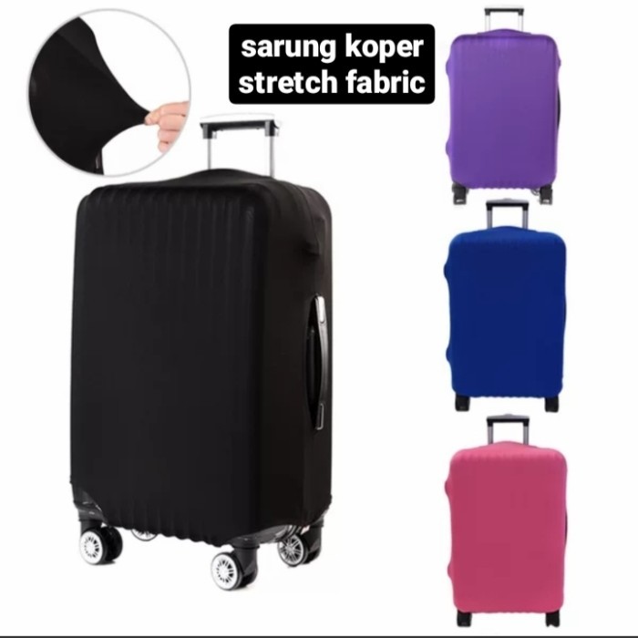 sarung penutup koper cover koper elastis - XS : 16 inci, milo