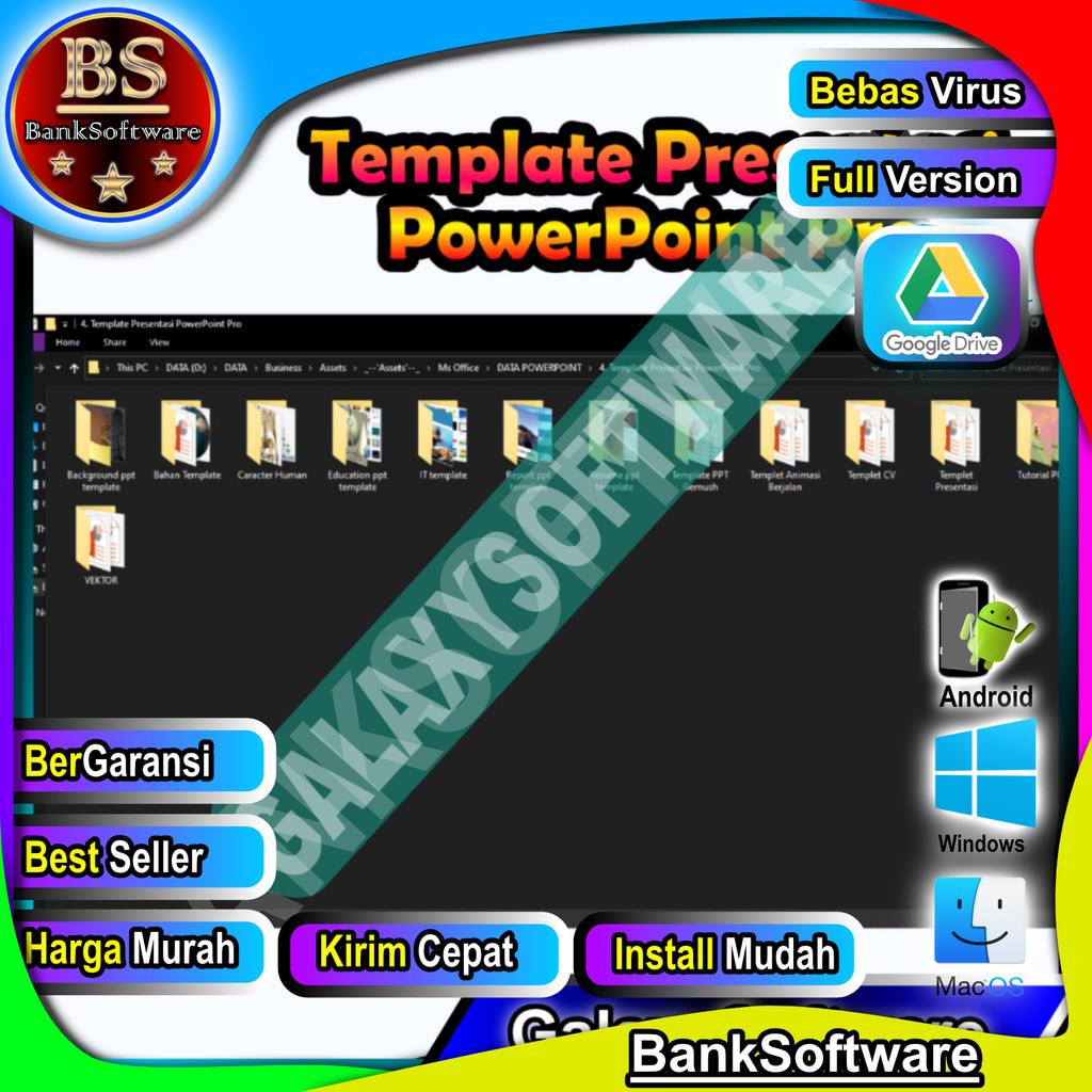 4). Template Presentasi PowerPoint Pro - AmazingSoftware