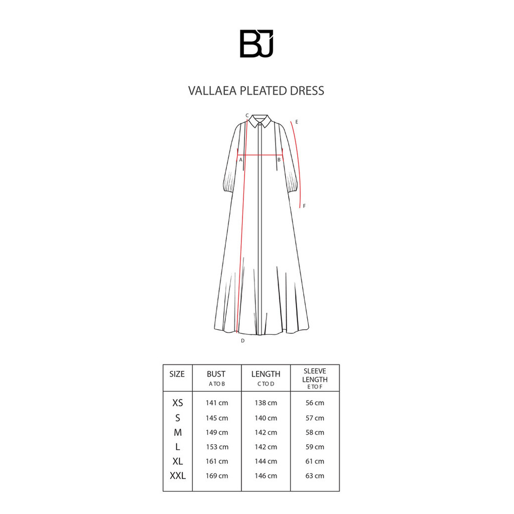 Benang Jarum - Vallea Pleated Dress - Cream - L