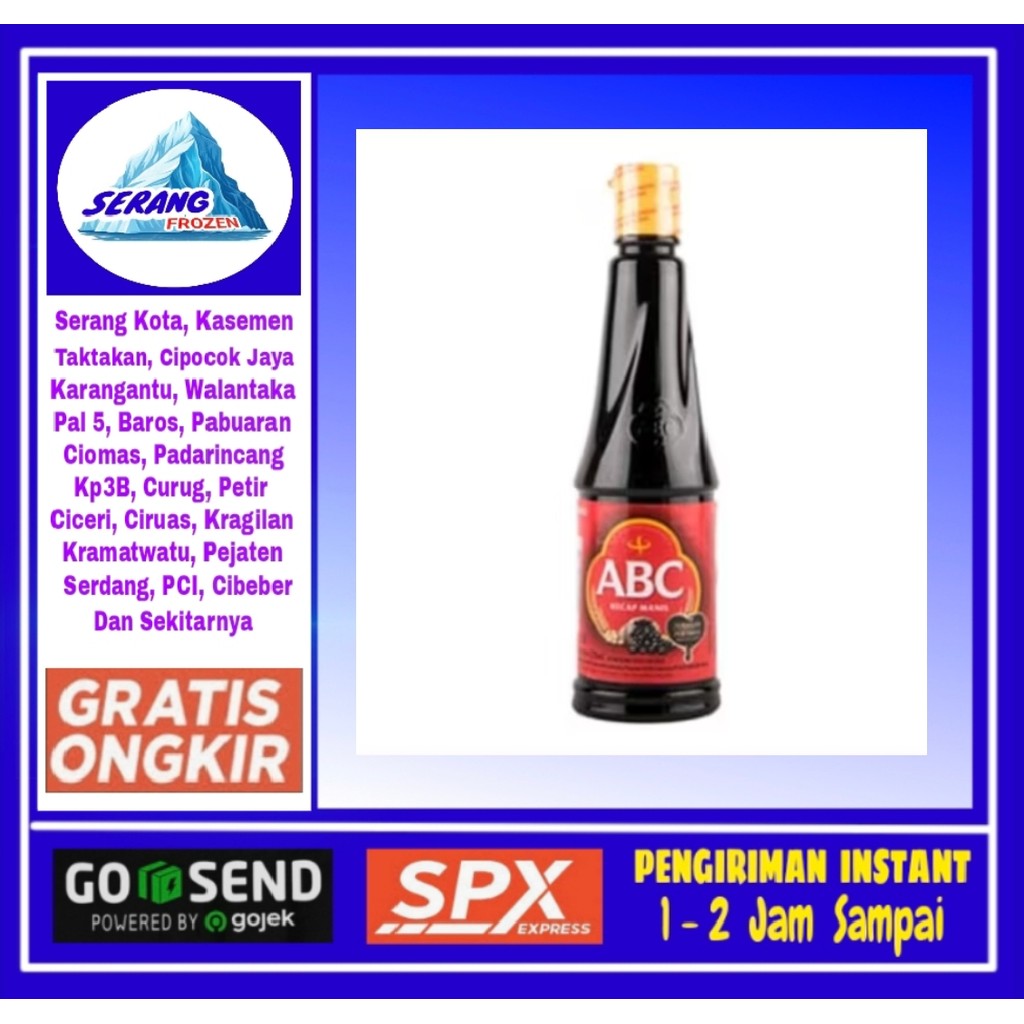 

Kecap Abc Botol 135ml,kecap botol kecil, Serang Frozen